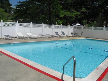 Sparkling swimming pool